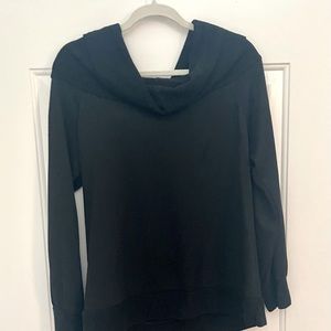 Elan black off or on shoulder sweater